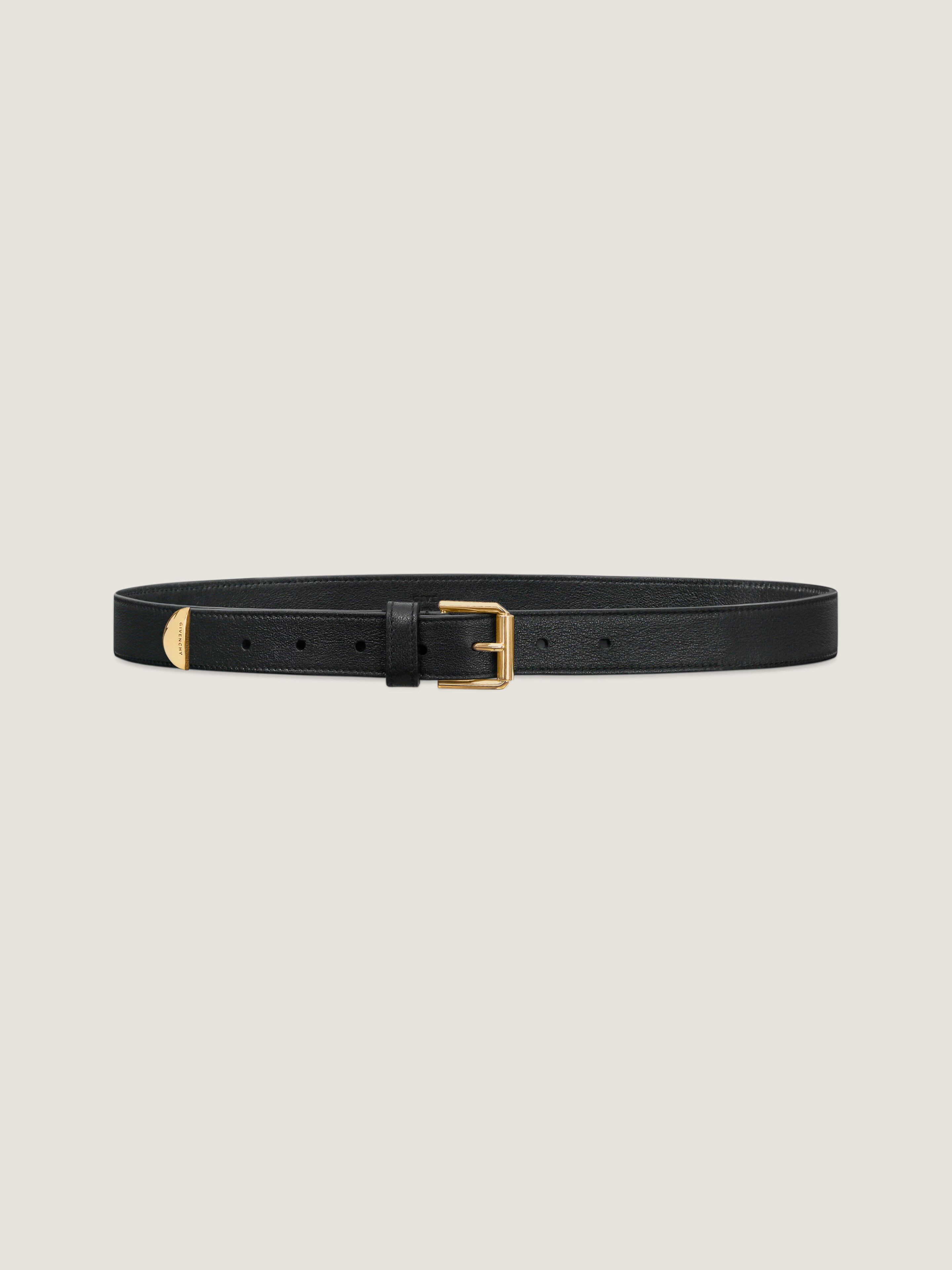 Voyou belt in shiny leather